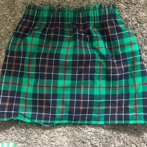 Plaid skirt